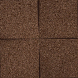 MURATTO CORK WALL DESIGN - ORGANIC BLOCKS - CHOCK - AUBERGINE