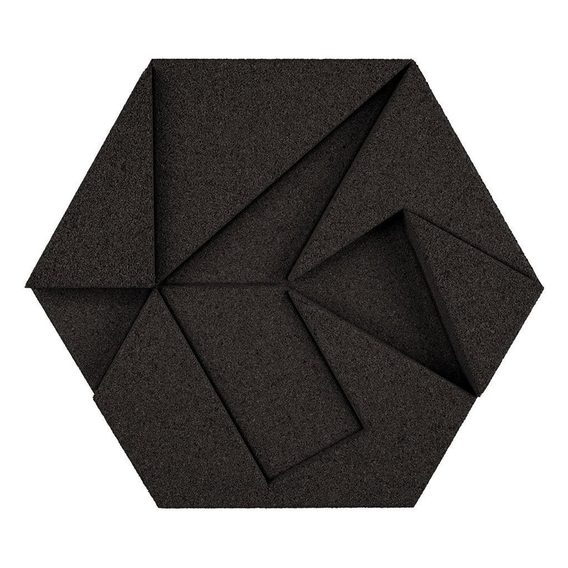 MURATTO CORK WALL DESIGN - ORGANIC BLOCKS - HEXAGON - TAUPE