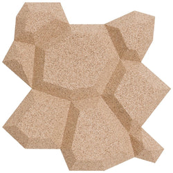 MURATTO CORK WALL DESIGN - ORGANIC BLOCKS - BEEHIVE - IVORY