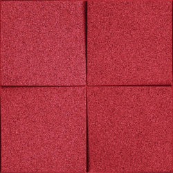 MURATTO CORK WALL DESIGN - ORGANIC BLOCKS - CHOCK - RED