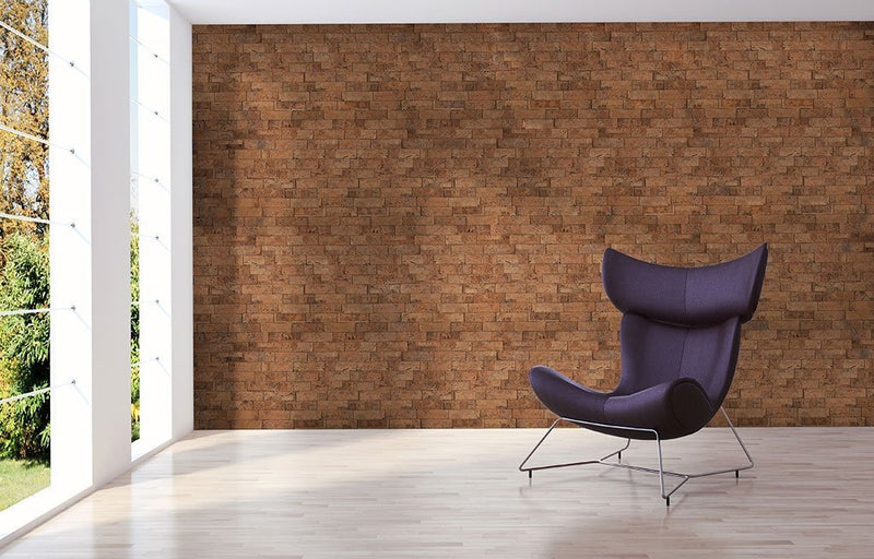 MURATTO CORK WALL DESIGN - CORK WALL DESIGN - CORK BRICKS - BEVELLED - NATURAL