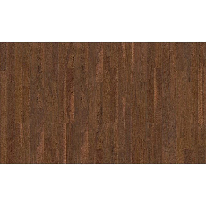 Boen Engineered American Black Walnut 138 x 14/3.5mm - Andante Grade with Micro Bevel - Satin Lacquer Finish