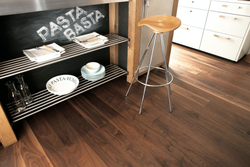 Boen Engineered American Black Walnut 138 x 14/3.5mm - Animoso Grade with Micro Bevel - Satin Lacquer Finish