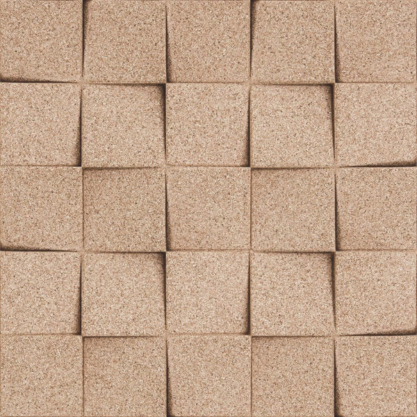 MURATTO CORK WALL DESIGN - ORGANIC BLOCKS - MINICHOCK - OLIVE