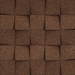MURATTO CORK WALL DESIGN - ORGANIC BLOCKS - MINICHOCK - AUBERGINE