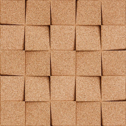 MURATTO CORK WALL DESIGN - ORGANIC BLOCKS - MINICHOCK - IVORY